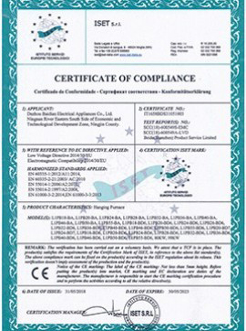 Our Certificate